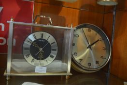 Vintage Metamec and Seiko Clocks