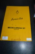 Vintage and Buck & Ryan Engineers Tool Catalogue