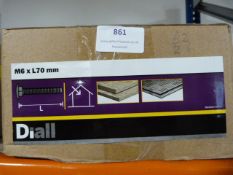 4kg Box of M6 x L70 Cup Square Bolts