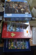 Three New and One Open Jigsaw Puzzles