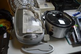 George Forman Grill and a Slow Cooker