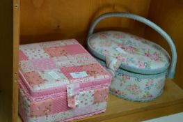 Two Sewing Boxes