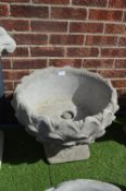 Garden Planter with Scallop Design