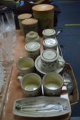 Hornsea Pottery Corn Rose Pattern Part Tea Set plu