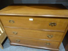 Small Stag Three Drawer Chest
