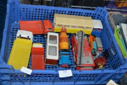 Dinky Fire Engine and Other Diecast Trucks