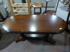 Small Mahogany Occasional Table 120x54x50cm