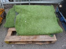 Small Pallet of Artificial Grass Offcuts