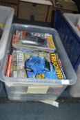 Large Tub of Trucking Magazines