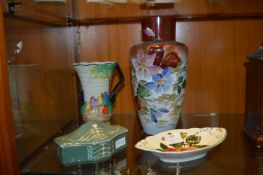 Vintage Pottery Vases, Dishes, etc. Including Vill