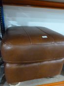 Leatherette Pouffe