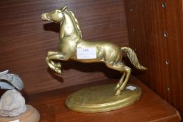 Brass Figure of a Stallion