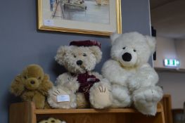 Three Soft Toys Including Bellagio Bear