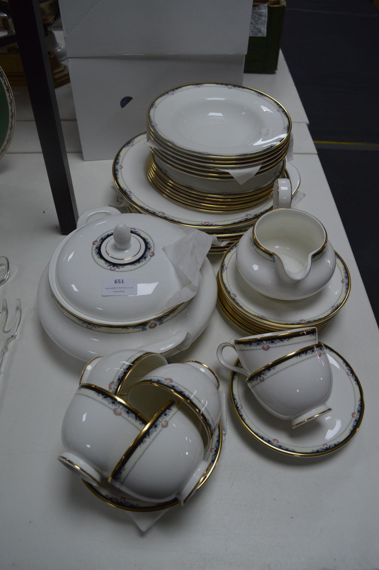 Royal Doulton Rhodes Pattern Part Dinner Service 4