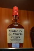 Makers Mark Kentucky Bourbon Whisky 70cl