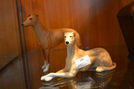 Beswick Greyhound Figure - Jovial Roger, plus and