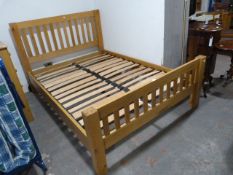 Oak Framed Bed 200x145cm