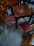 * break room tables and chairs - 12 x wooden tables and 26 x chairs