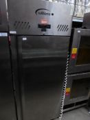 * Williams S/S upright freezer on castors. 730w x 830d x 1960h