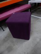 * 4 x purple pouffe's