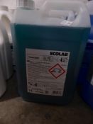 * 2 x 5L Ecolab Aseptopol cleaner/sanatiser for pots, pans and hard surfaces