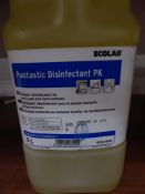 * 3 x 5L Ecolab disinfectant for pots/pans/hard surfaces