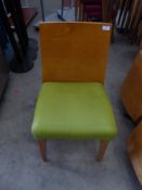 * 11 x selection of lime green chairs