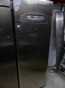 * Fosters S/S upright Fridge on castors - working. 700w x 900d x 2060h