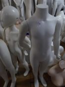 * freestanding white childs mannequin - no head