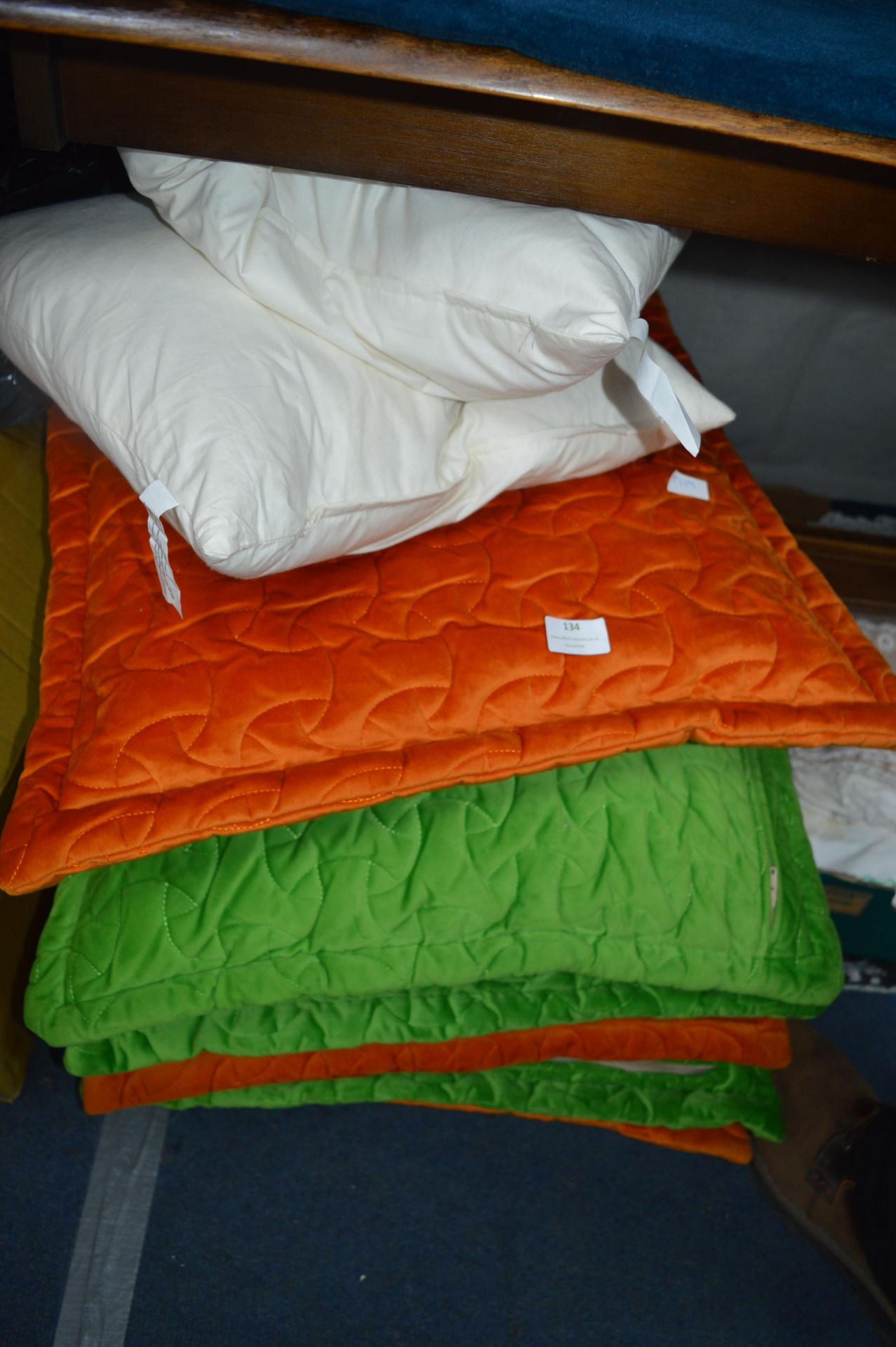 Green and Orange Cushions