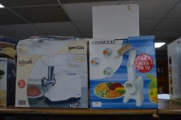 Kenwood Food Slicer plus Mince, etc.