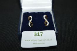 9k Gold Earrings ~1.4g