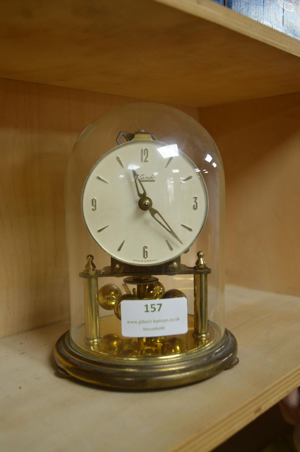 Brass Skeleton Clock