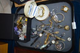 ladies Wristwatches and Costume Jewellery