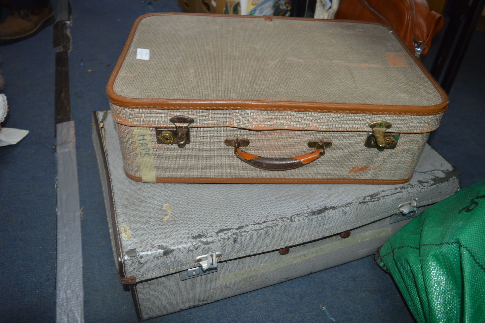 Two Vintage Suitcases