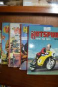 Four Hot Spur and Victor Annuals