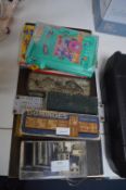 Vintage Monopoly plus Dominoes Sets, etc.