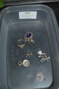 Silver Rings, Pendants and Ear Studs