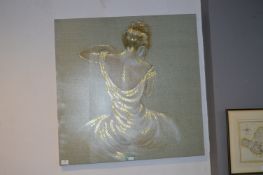 Canvas Print of a Ballerina