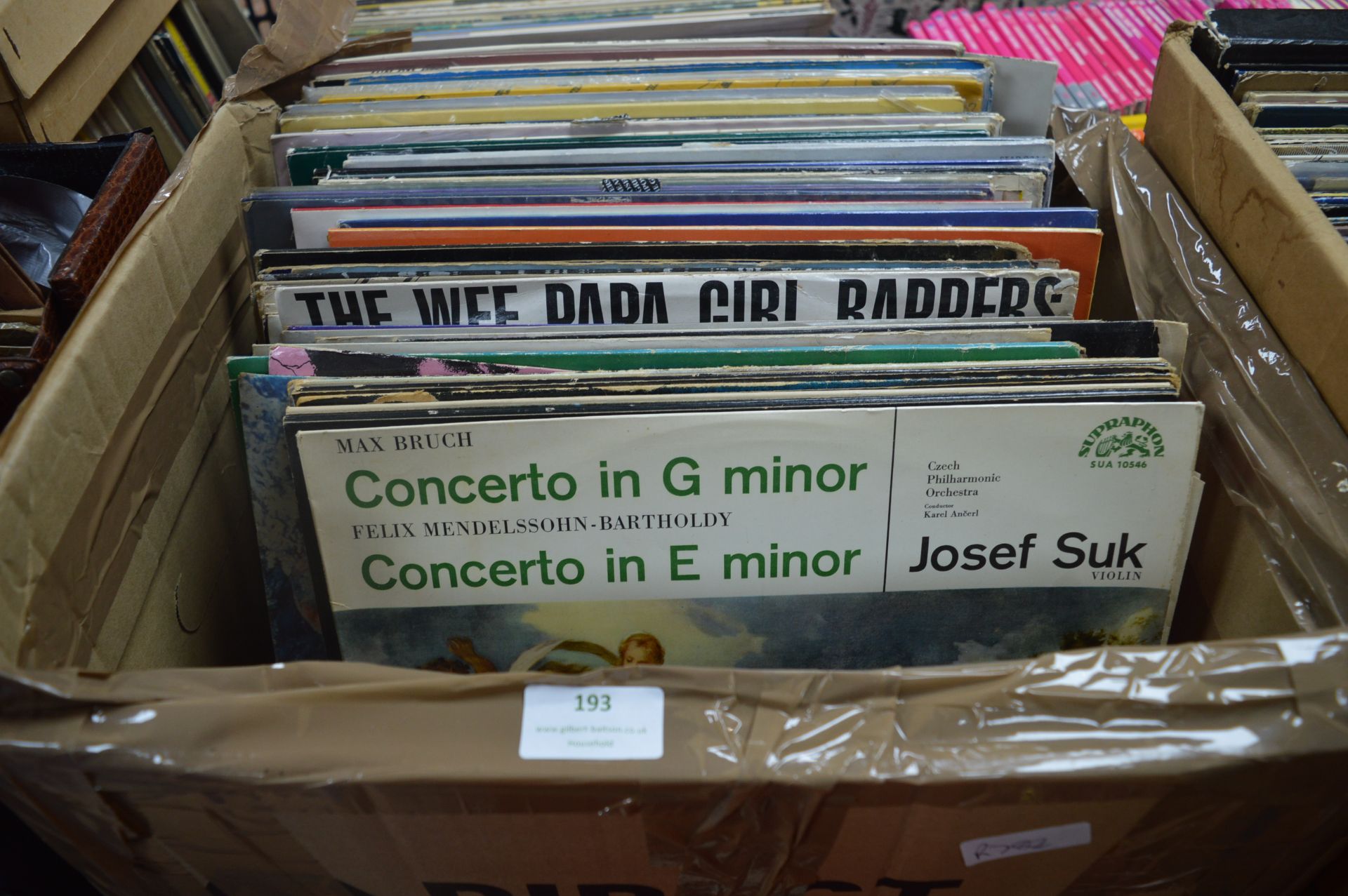 Mixed LP Records; Classical, Easy Listening, etc.