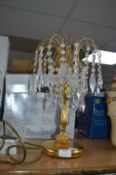 Decorative Lamp with Acrylic Crystal Drops