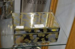Mirrored Jewellery Box with Pineapple Motif