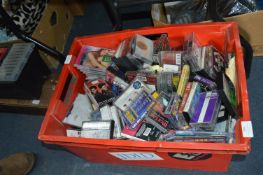 Large Crate of Cassette Tapes and CDs