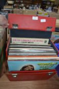 Case of Vintage Oldies and Easy Listening LPs
