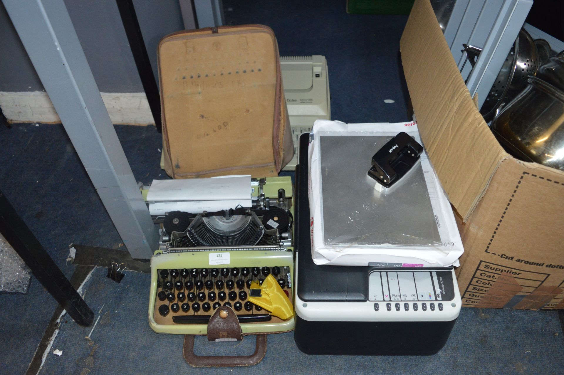 Two Vintage Typewriters plus a Printer