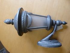 *K-9658 Vintage Pewter Garden Light with Opaque Shade