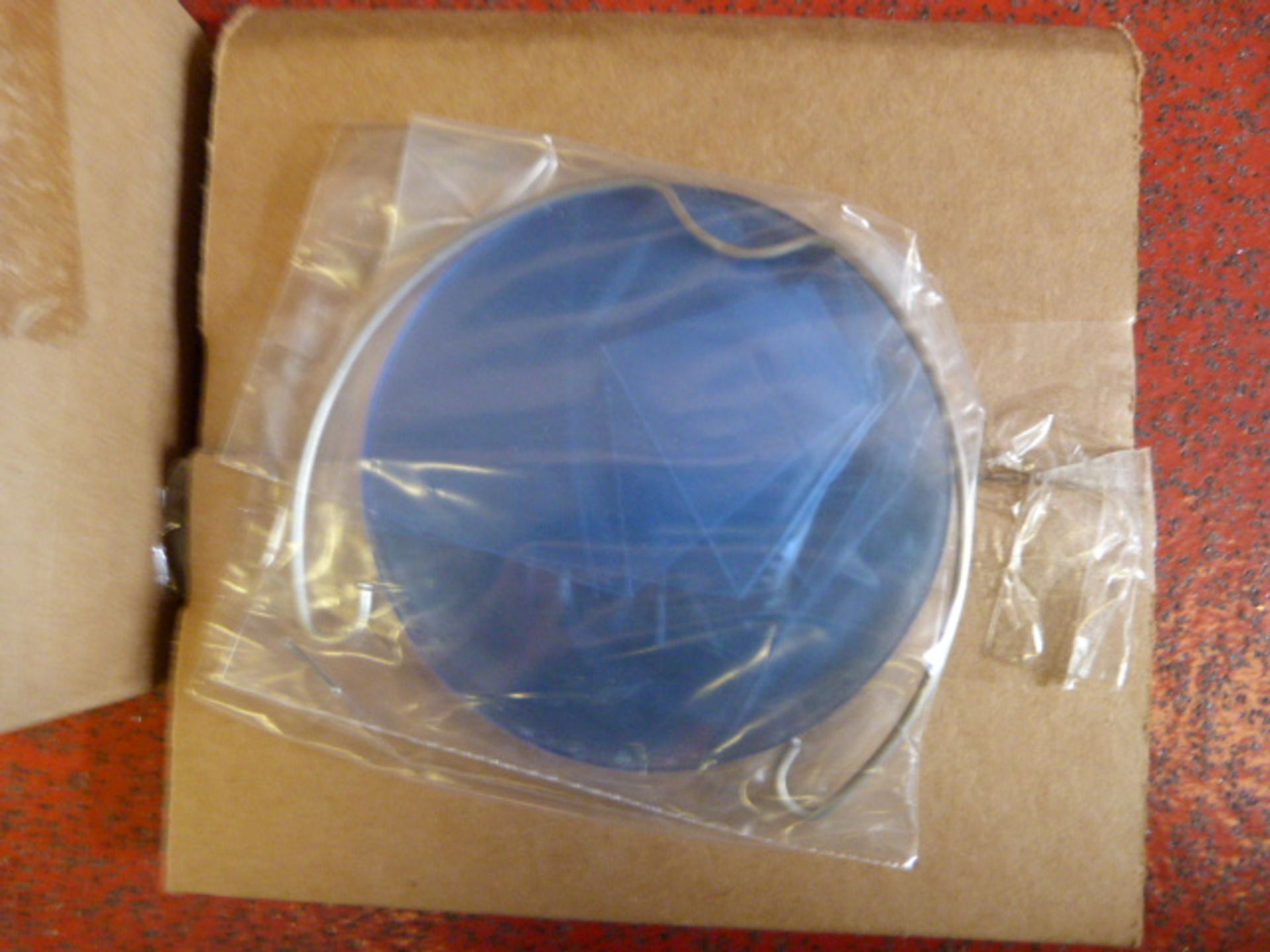 *Box of Four 15687-BL Blue Glass Lens - Image 2 of 2