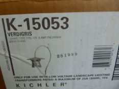 *K-15053 Verdigris Light Fitting Type: 3155 12v