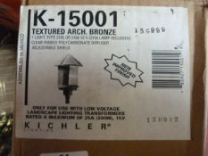 *K-15001 Textured Arch Bronze 12v Light Fitting Type: 3155 of 3156