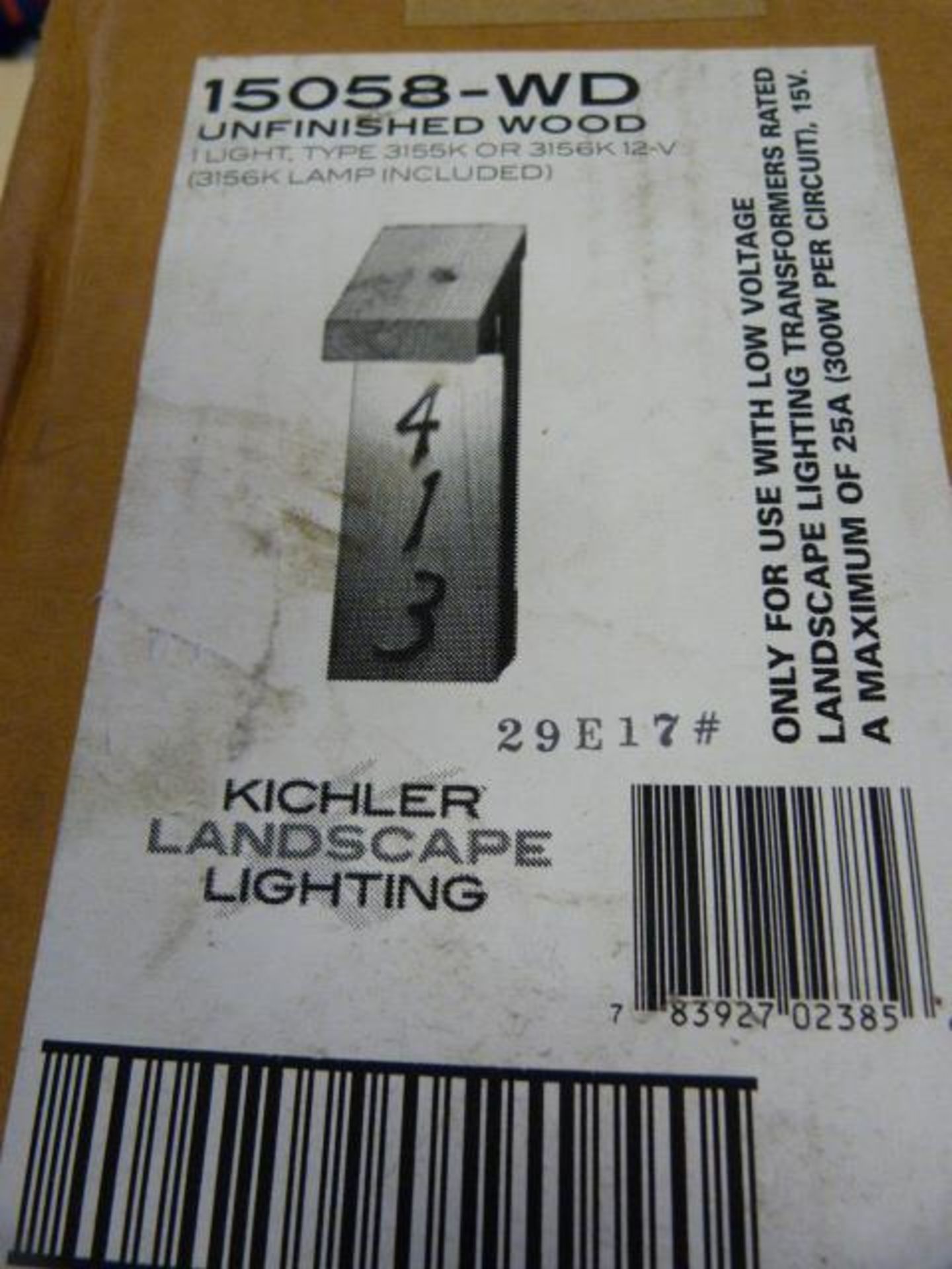 *15058-WD Unfinished Wood Light Fitting